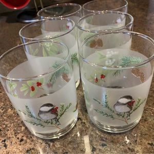 Pfaltzgraff Winterwood Juice Glasses. Set of 6. $31.00 for set